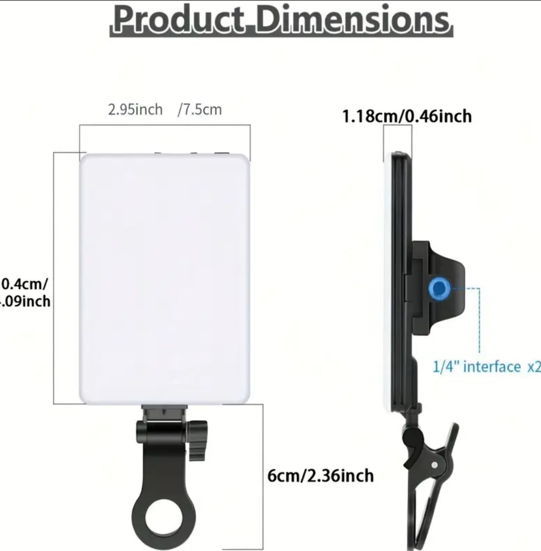 🔥 Amazon Viral Black 60 LED Clip-On Light (Pre-Order)